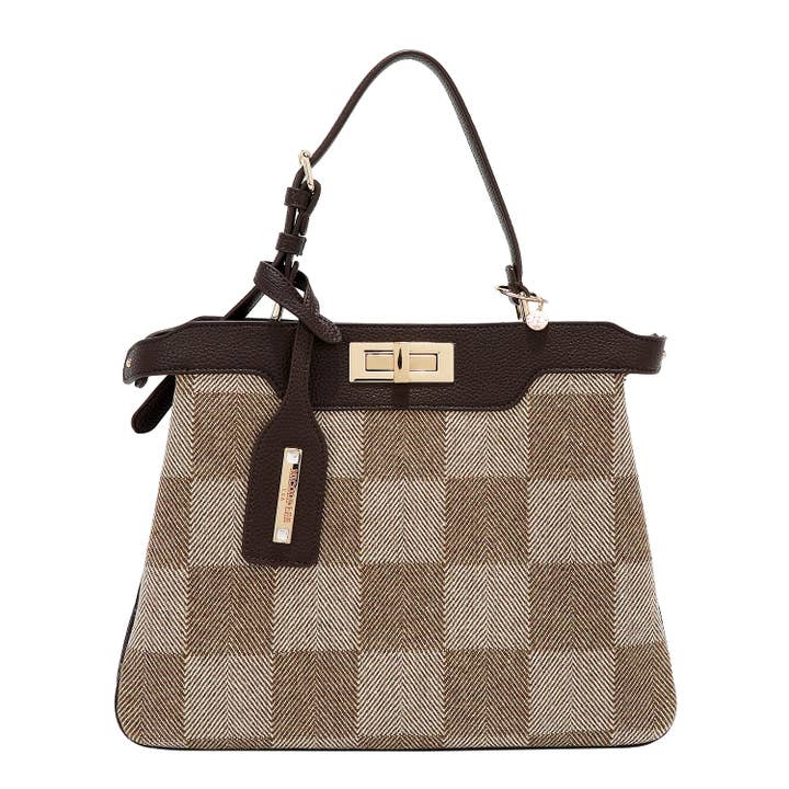 CHIC CHECK HANDBAG
for wholesale by Nicole Lee USA