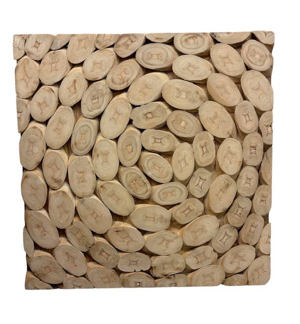 Asia West - Wholesale Gallery Wall Set - Geometric Wood Wall Art Panel- (16" x 16")8