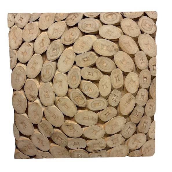 Asia West - Wholesale Gallery Wall Set - Geometric Wood Wall Art Panel- (16" x 16")8