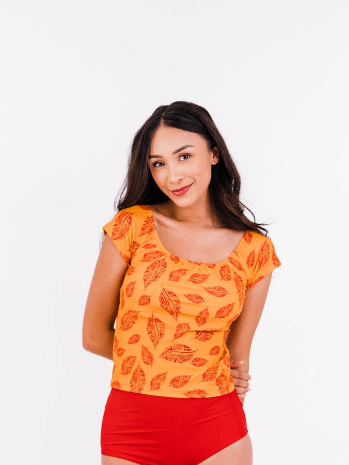 Calypsa - Wholesale Swim Top - Women's - Zoey Crop Swim Top