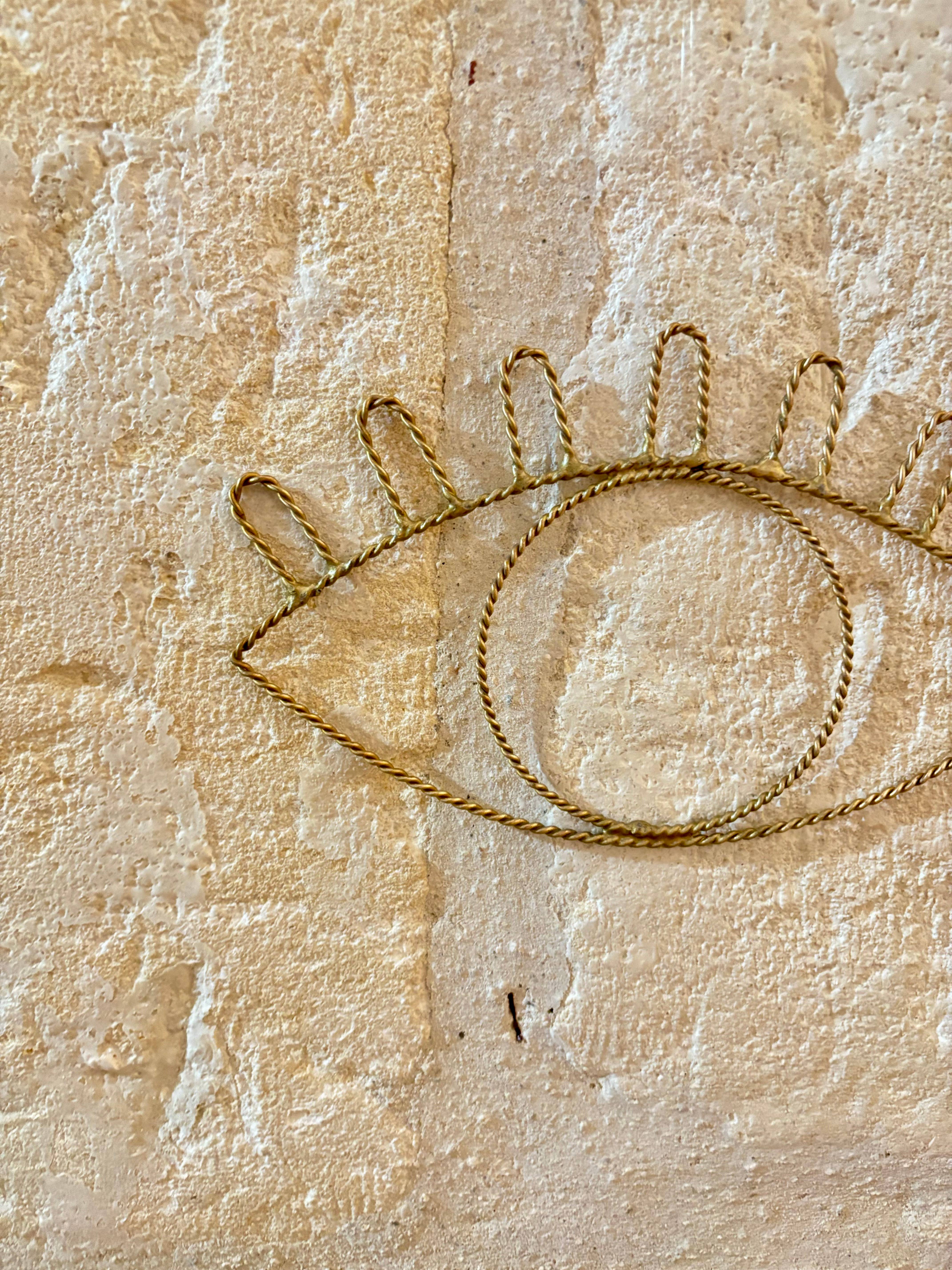 BAHIA HOME - Venta al por mayor Papel pintado 3D - Ojo Caracas de alambre de latón retorcido0