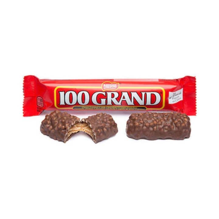 I Got Your Candy - Wholesale Chocolate Bar - 100 Grand Bar 1.05oz - 36ct
