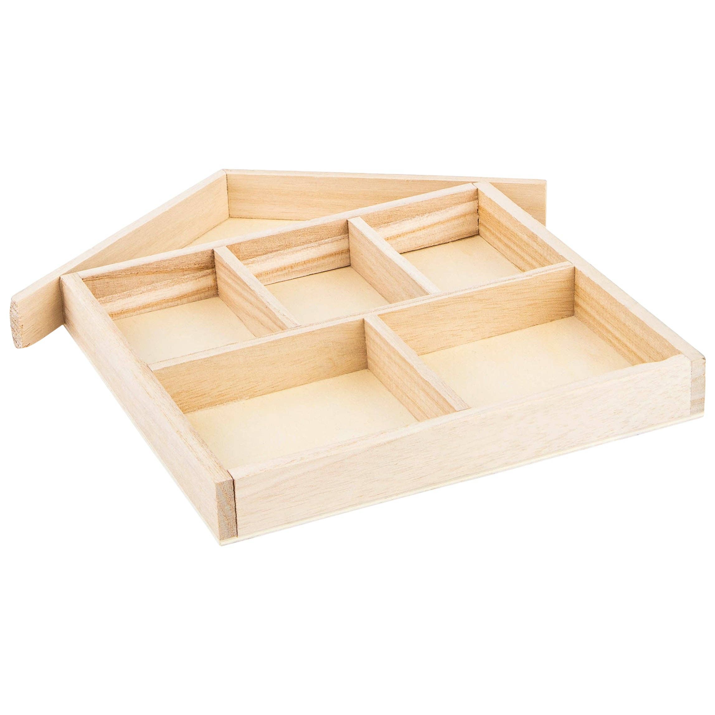 Hammont - Wholesale Serving Tray - Wooden House Shape Trays 3 Pack1