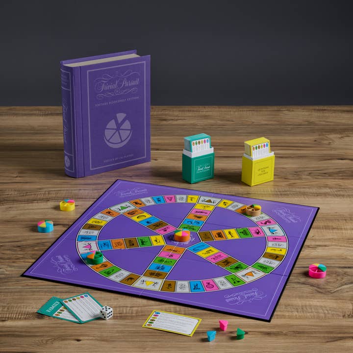 WS Game Company - Wholesale Board Game - Trivial Pursuit Vintage Bookshelf Edition