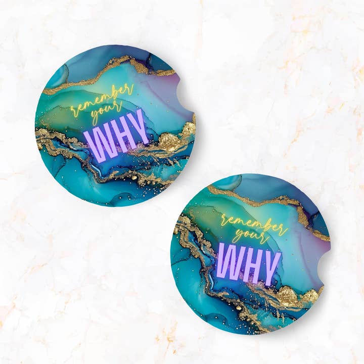 Auto-Untersetzer-Set, 2er-Pack für den Großhandel von CoRo & Company