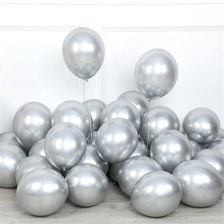 PatPat - Wholesale Balloon - 10Pcs Metallic Chrome Balloons Birthday