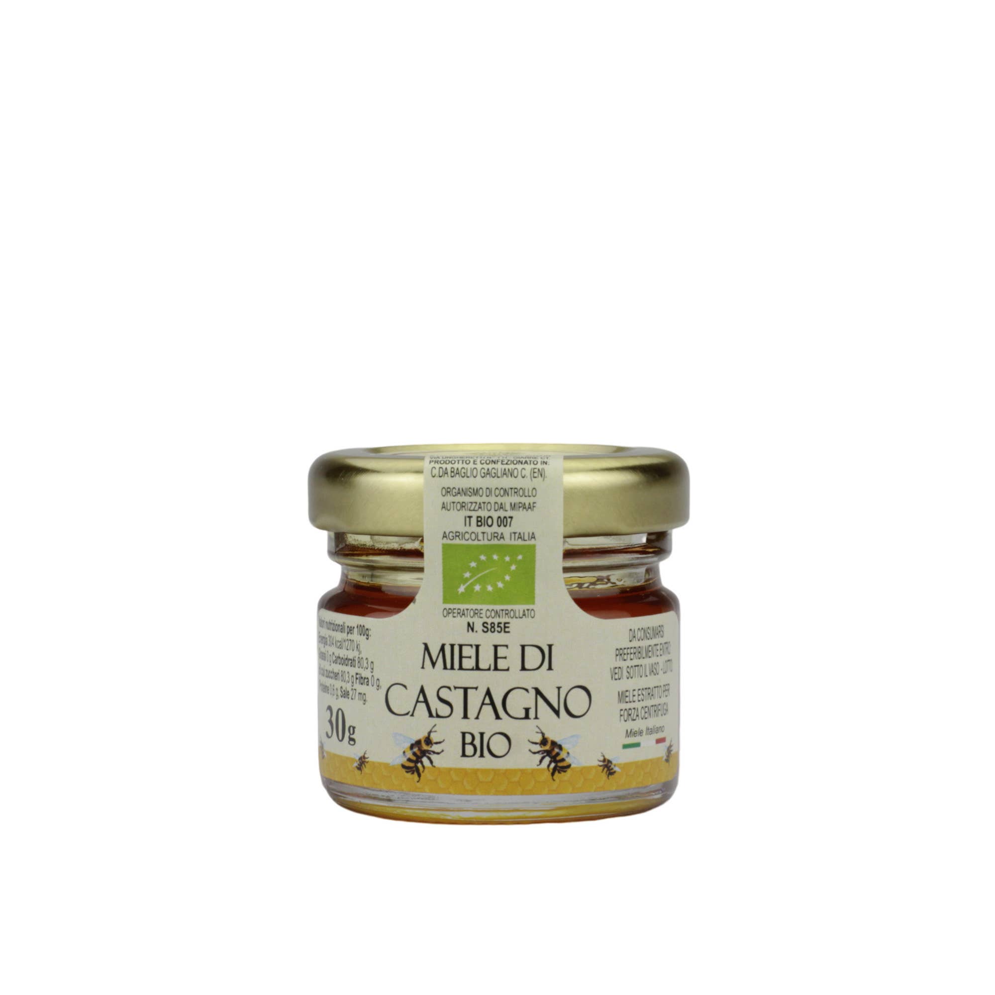 Radici Rosse - Wholesale Honey - Organic chestnut blossom honey, 30 g