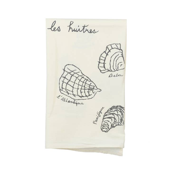 a wink design - Wholesale Tea Towel - oyster variety tea towel0
