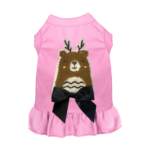 Bark Fifth Avenue - Wholesale Pet Dress - Dog - Cuddle Antler Bear Dress1