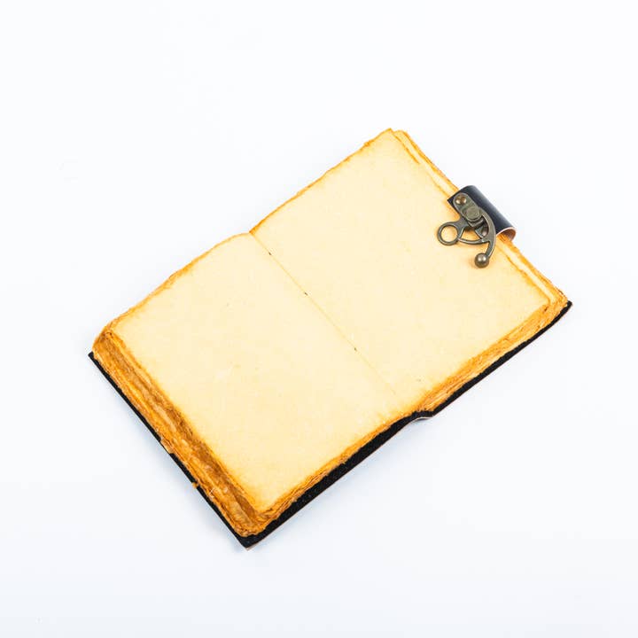 R K Handicrafts and Exporters - Wholesale Journal/Diary - Leather Journal Notebook with Vintage Paper Tree Print
