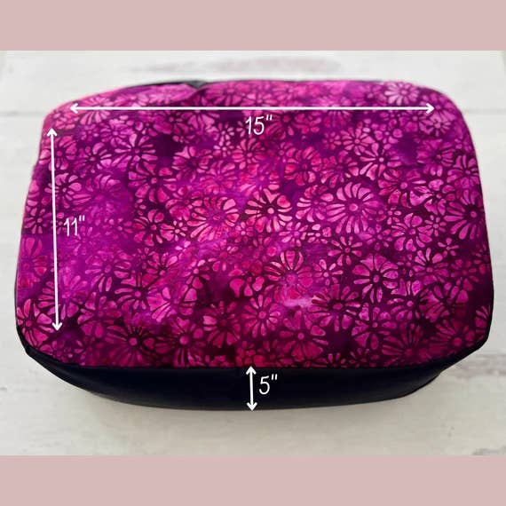 Deep Breath Designs, LLC - Wholesale Meditation Supplies - MEDITATION CUSHION BATIK organic buckwheat support Zafu yoga
