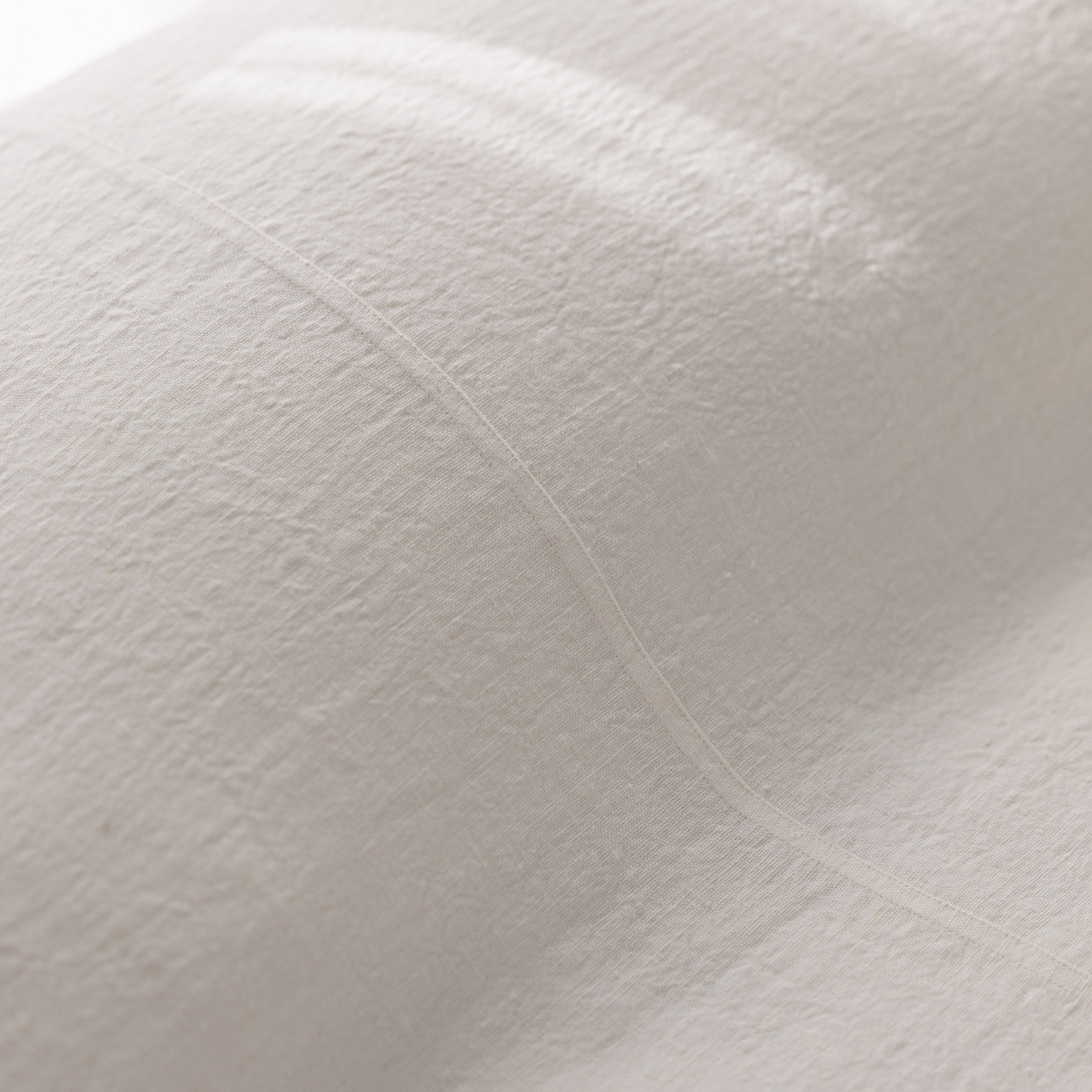 Blanc cassé Housse de lit en lin Luca - Blanc cassé en vente sur Faire1