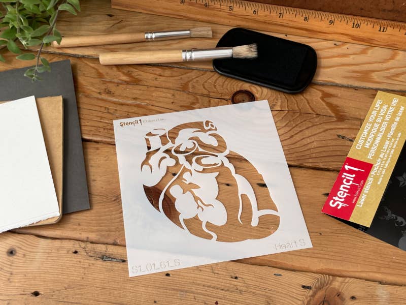 REMOVED BRAND - Wholesale Stencil/Craft Die - Anatomical Heart Stencil - Small (5.75"x6")3