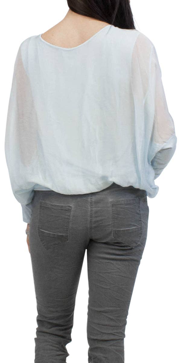 Gigi Moda - Wholesale Blouse - Women's - Sheer Batwing Blouse9