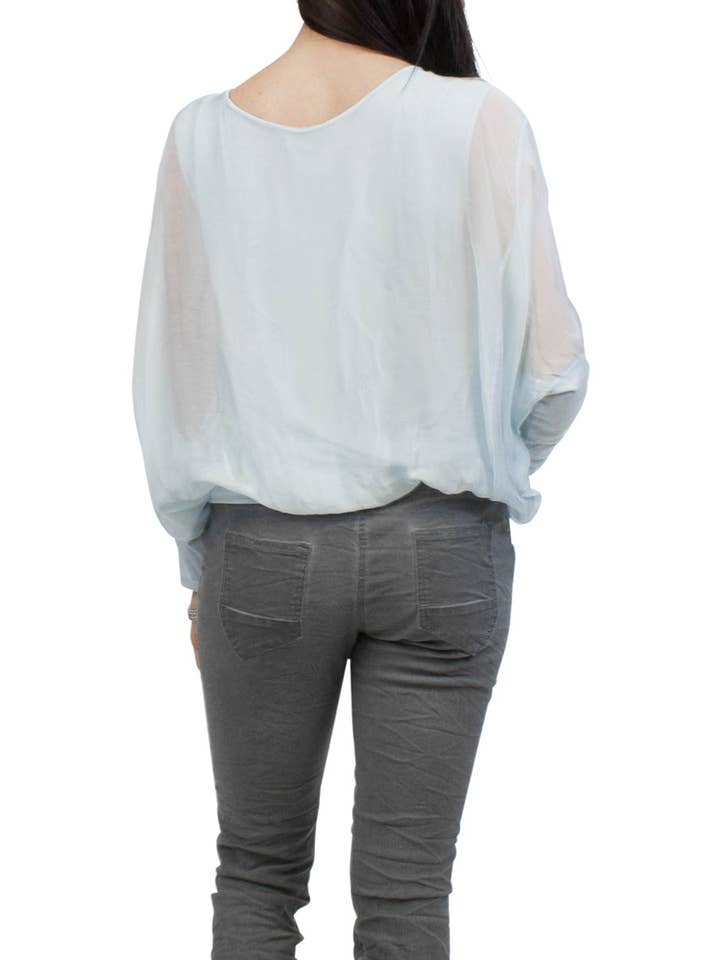 Gigi Moda - Wholesale Blouse - Women's - Sheer Batwing Blouse9