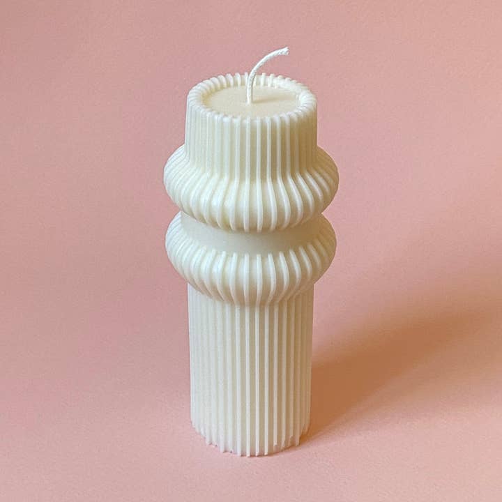 Vela esculpida con relieve para venta al por mayor de The Ome Store