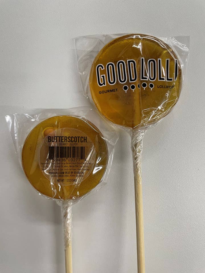 BUTTERSCOTCH LOLLIPOP for wholesale by Good Lolli