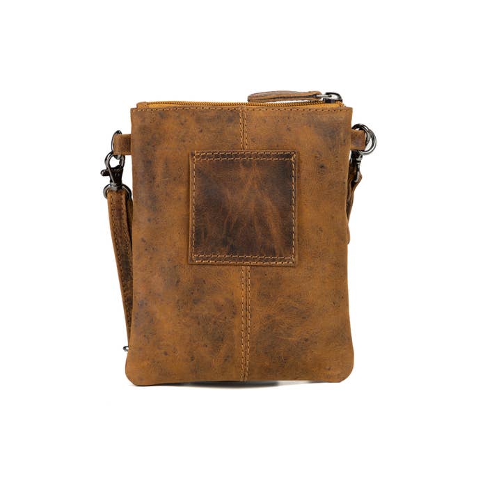 Greenwood Leather AU - Wholesale Crossbody bag – Women's - Leather Sling Bag Kempsey - Camel GW196625CAM4