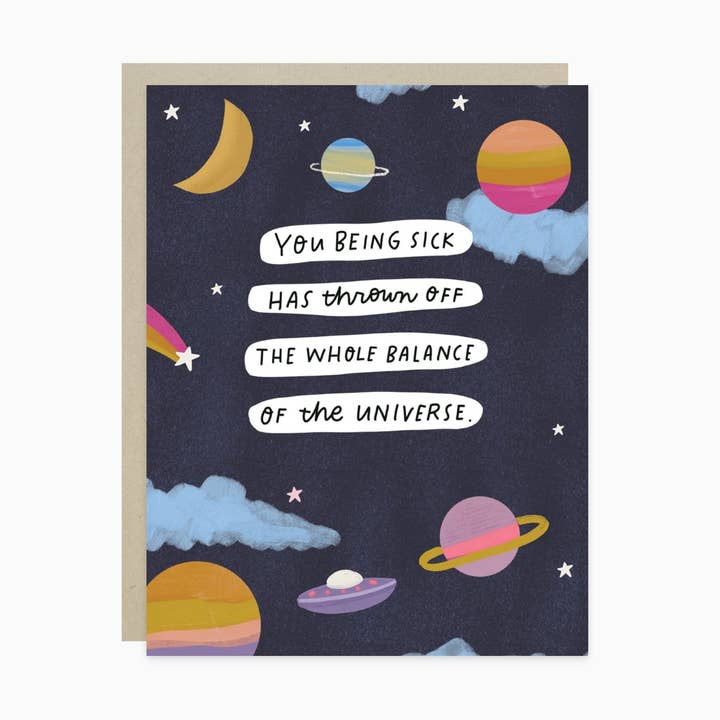 Biglietto di Pronta Guarigione Equilibrio dell'Universo per la vendita all'ingrosso da parte di Barone and Co.