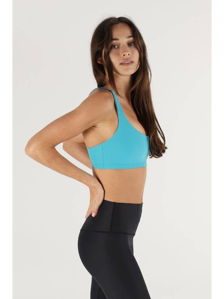 KOA yoga – Engroshandel Sports-bh - Dame – Ultimate BH - turkis blå3