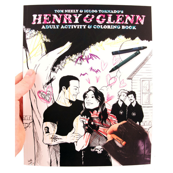 Microcosm Publishing & Distribution - Venta al por mayor Libro para colorear y cuaderno de actividades - Adultos - Henry & Glenn - Libro para colorear y actividades para adultos7