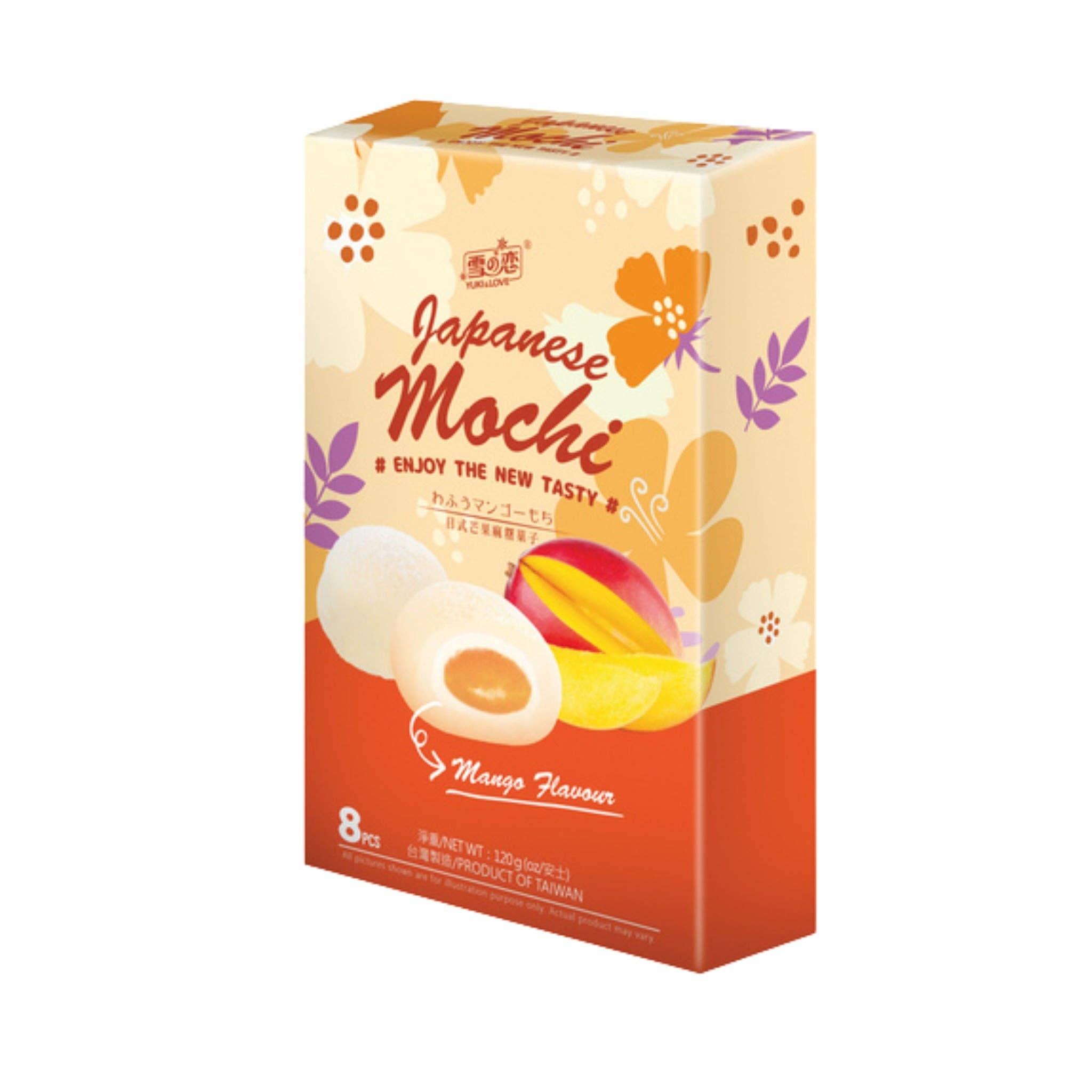 utoppa GmbH - Wholesale Cake - Yuki & Love Mochi Rice Cake Mango 120 g