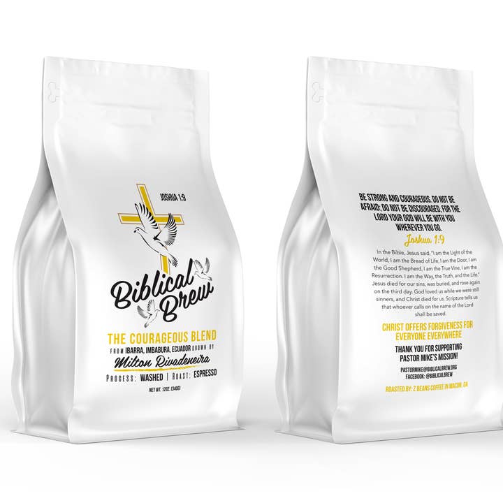 Sac Courageous Blend-12 oz pour la vente par Biblical Brew LLC