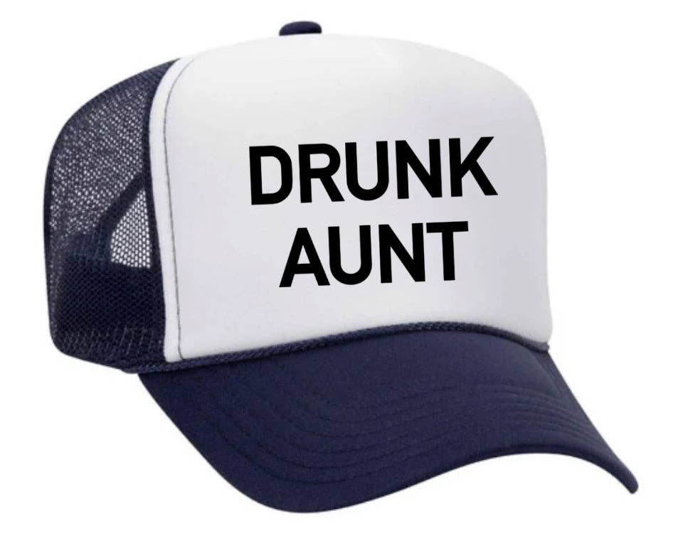 Inappropriate Trucker Hats - Wholesale Trucker Hat - Women's - Drunk Aunt Trucker Hat2