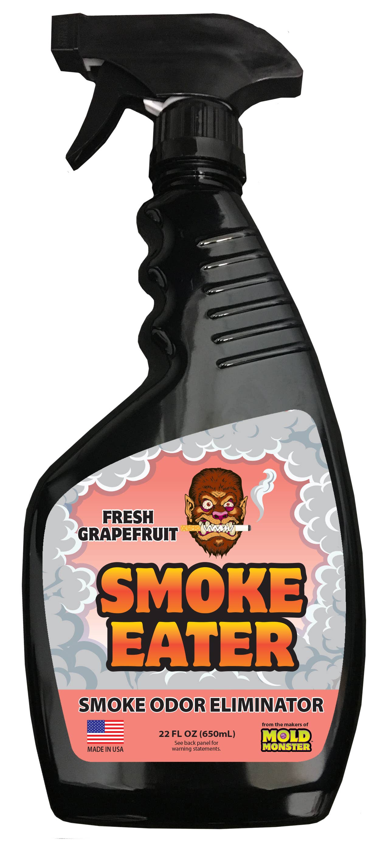 Home First - Wholesale Car Freshener - Unisex - 22 Oz Smoke Eater - Fresh Grapefruit