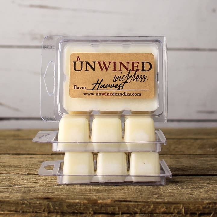 Harvest Wickless Wax Melts for wholesale by Unwined Candles