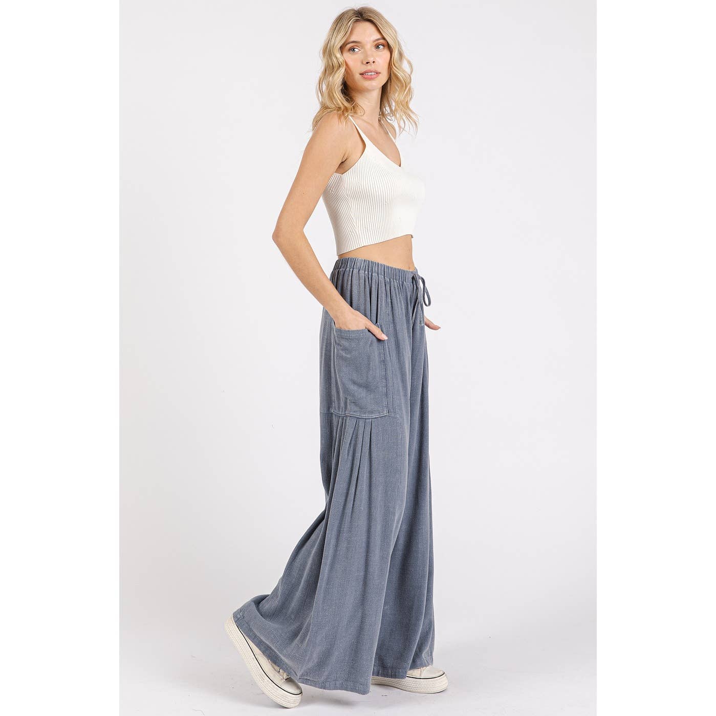 mittoshop - Wholesale Broek - Dames - MINERALENWAS DROP-SIDE ZAK WIJDE PIJP BROEK4