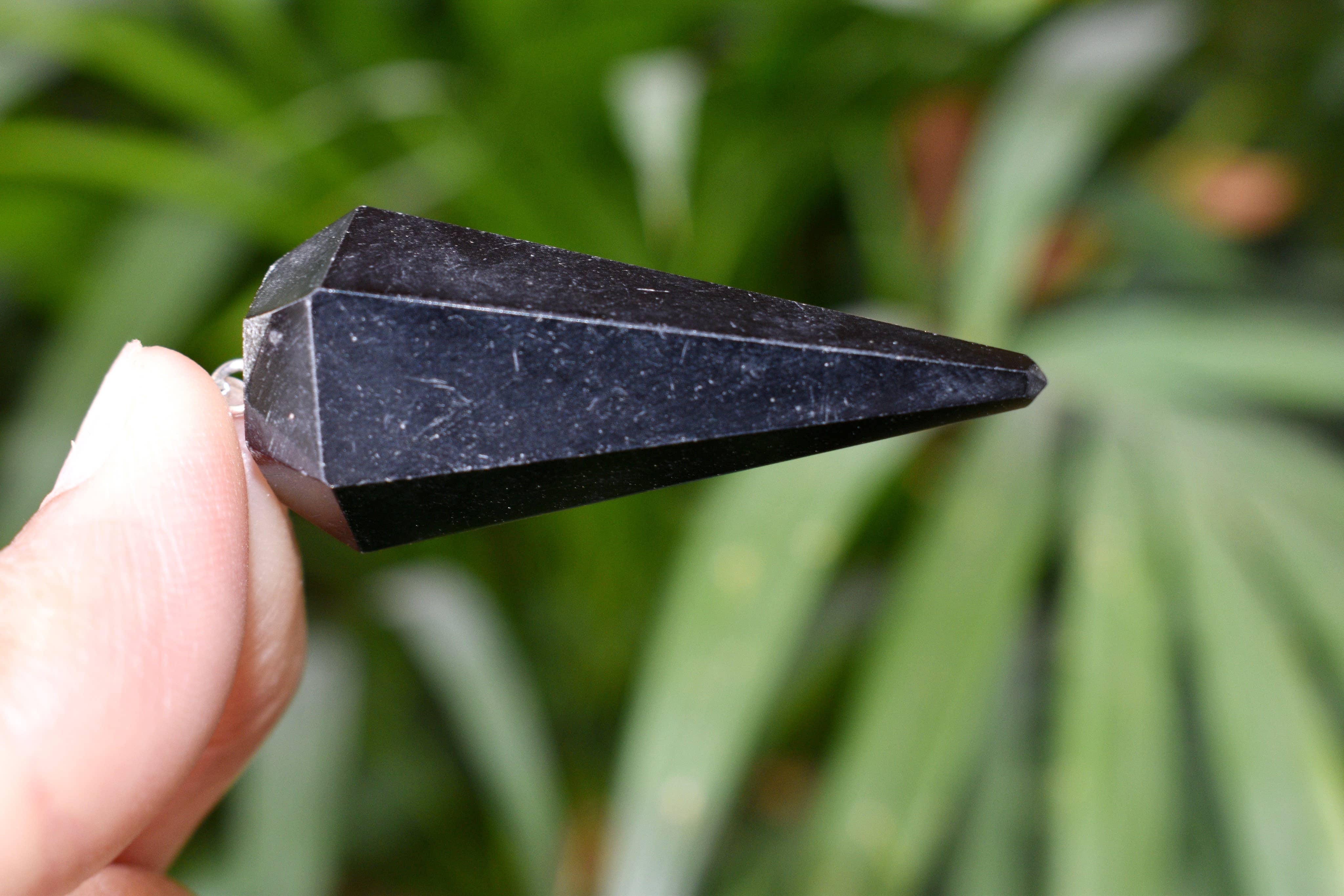 Soothing Crystals - Wholesale Spiritual Stone/Crystal - Dowsing Pendulum | Black Tourmaline | Faceted Pendulum4