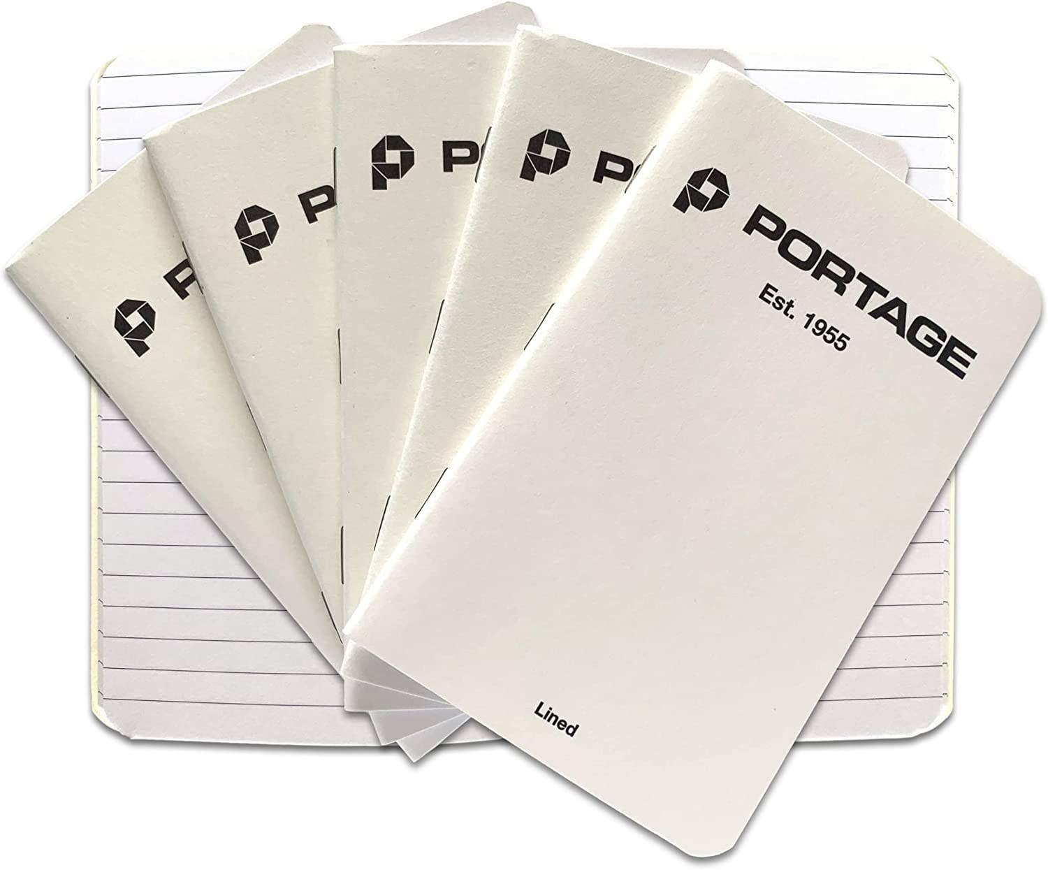 Portage Notebooks – Caderno por atacado – Bloco de notas para campo | 3,5" x 5,5" | 64 Páginas (pacote de 6)2