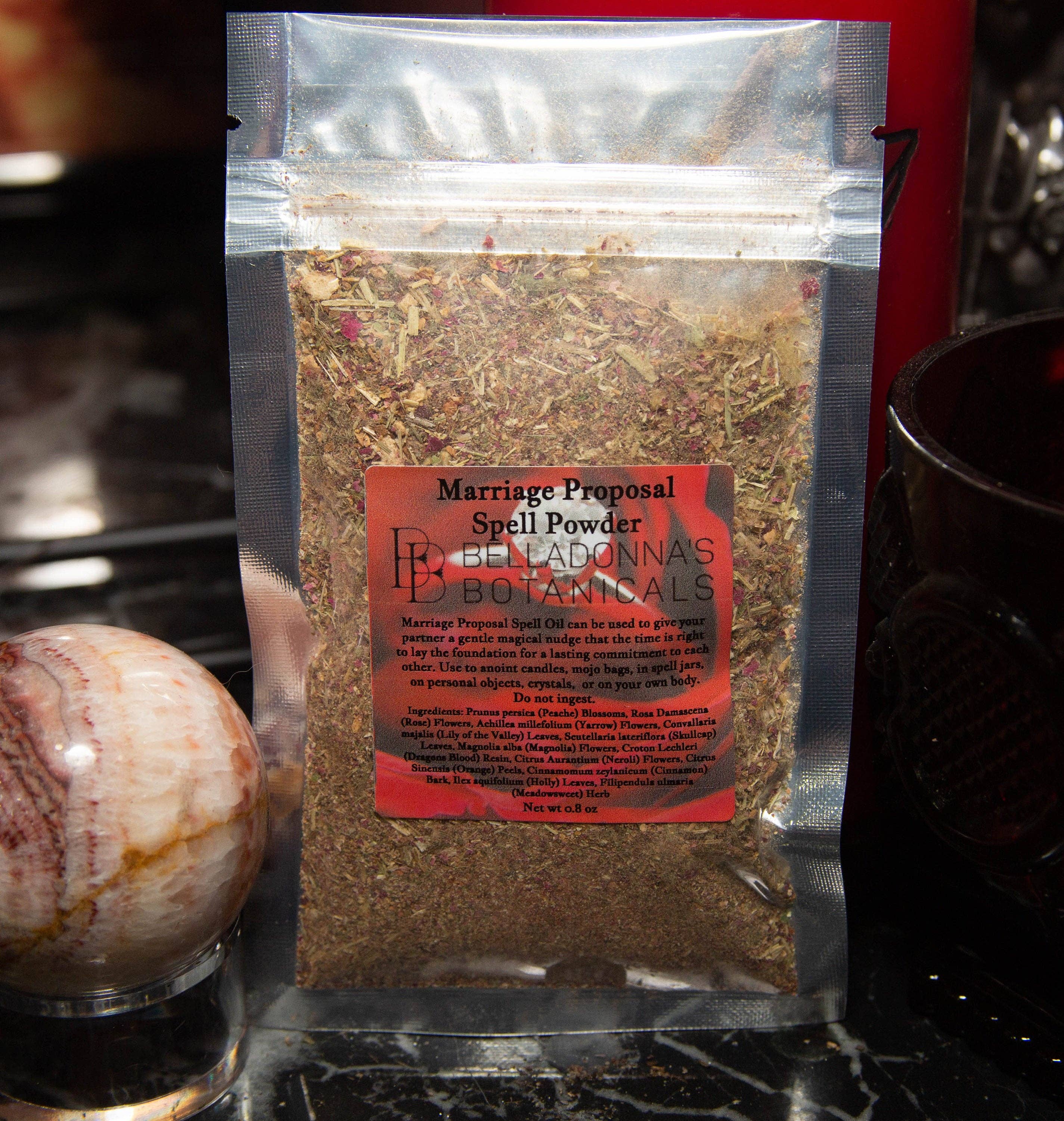 Belladonnas Botanicals – wholesale Meditationsprodukter – Äktenskap Förslag Spell Pulver0
