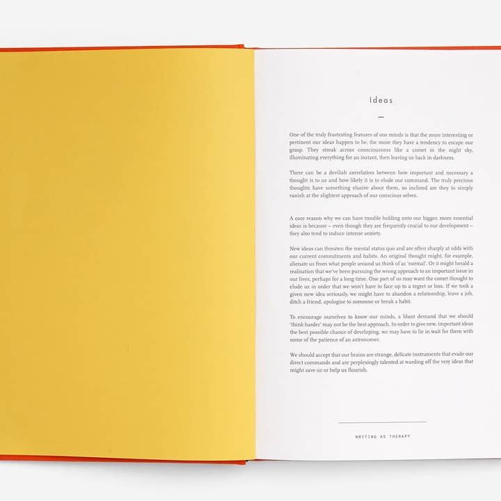 The School of Life – wholesale Notebook – Writing as Therapy Ideas for Self-Reflection1