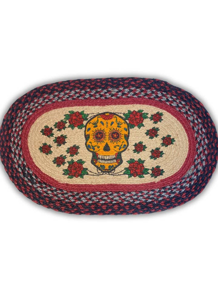 Alfombras de suelo de yute trenzado, diseño #47 para venta al por mayor de El Paso Saddleblanket