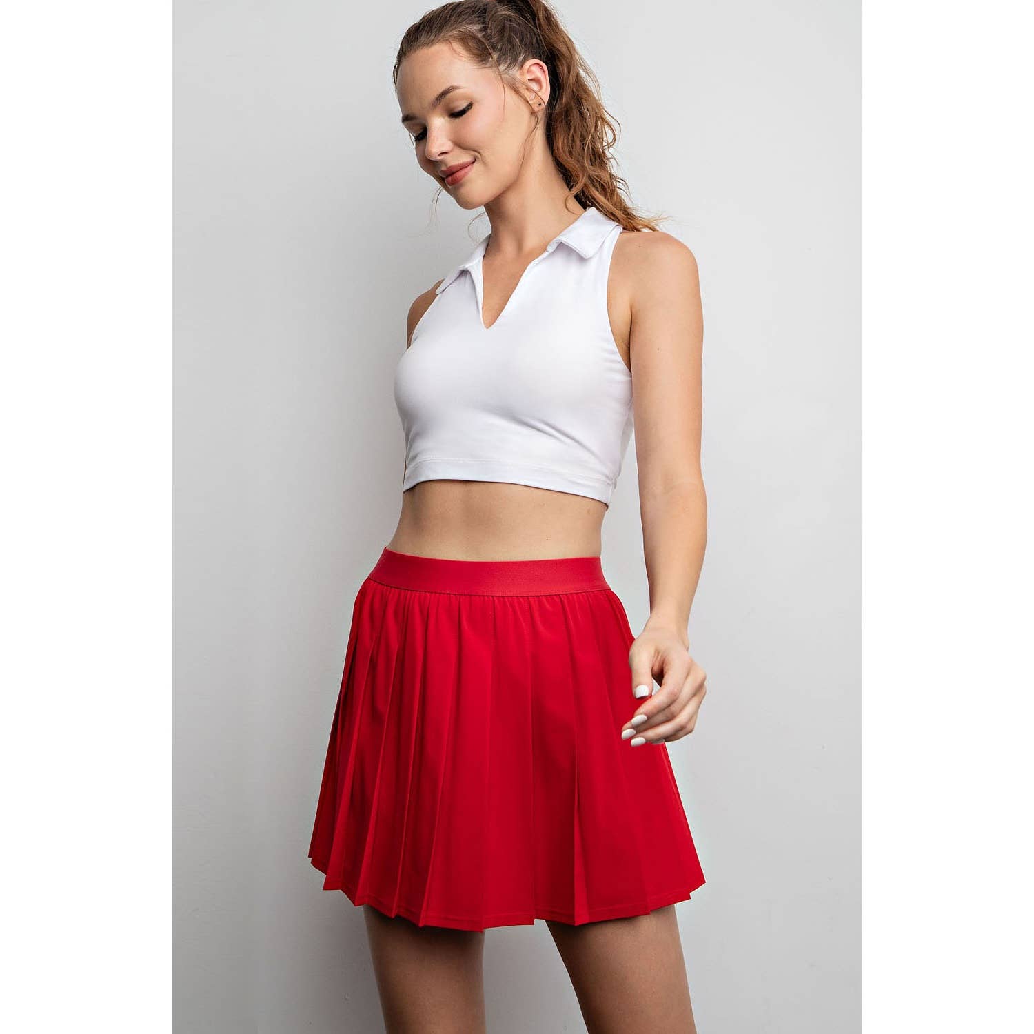 Rae Mode - Wholesale Skort - Women's - STRETCH WOVEN ACTIVE PLEAT TENNIS SKORTS27