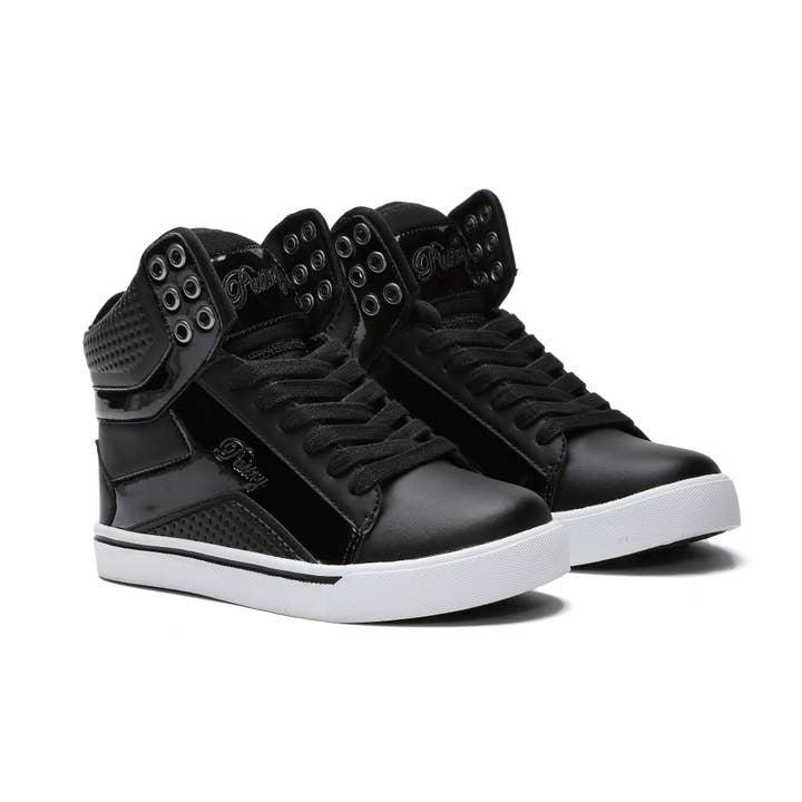 Black White Pastry Pop Tart 2.0 Youth Sneaker in Black/White for wholesale on Faire