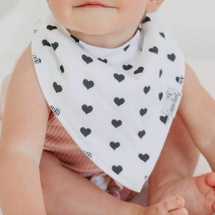 Baby Bandana Bibs - Blush for wholesale by Copper Pearl