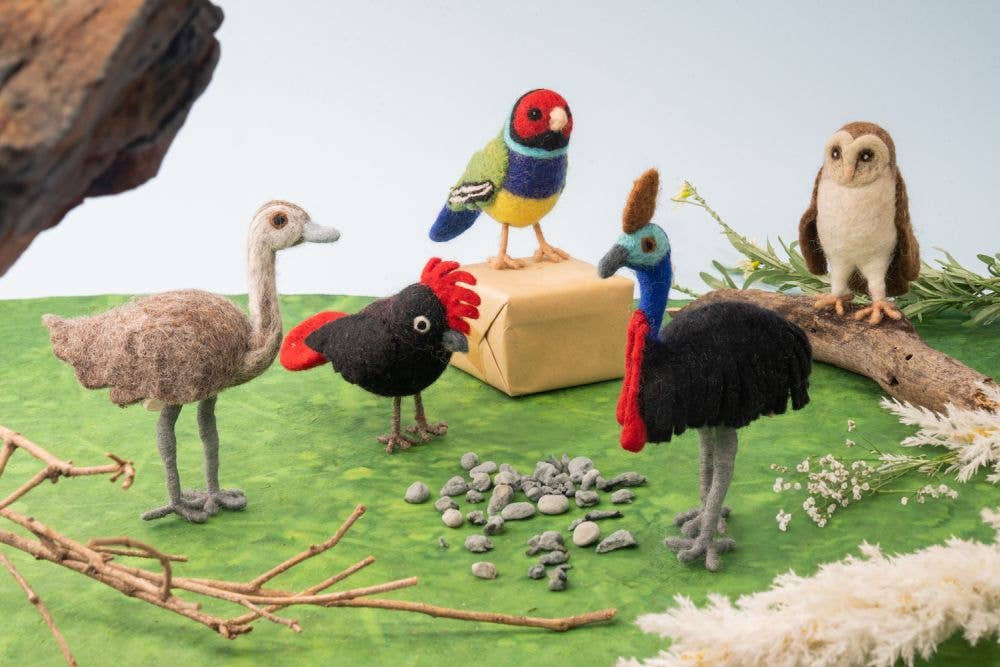 Vevoke - Wholesale Ornament - Handmade Felted Emu5