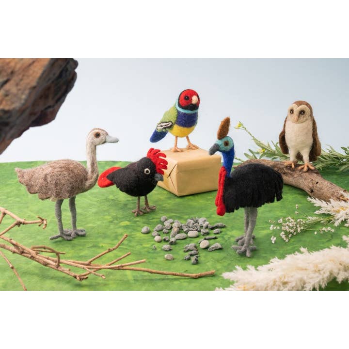 Vevoke - Wholesale Ornament - Handmade Felted Emu5