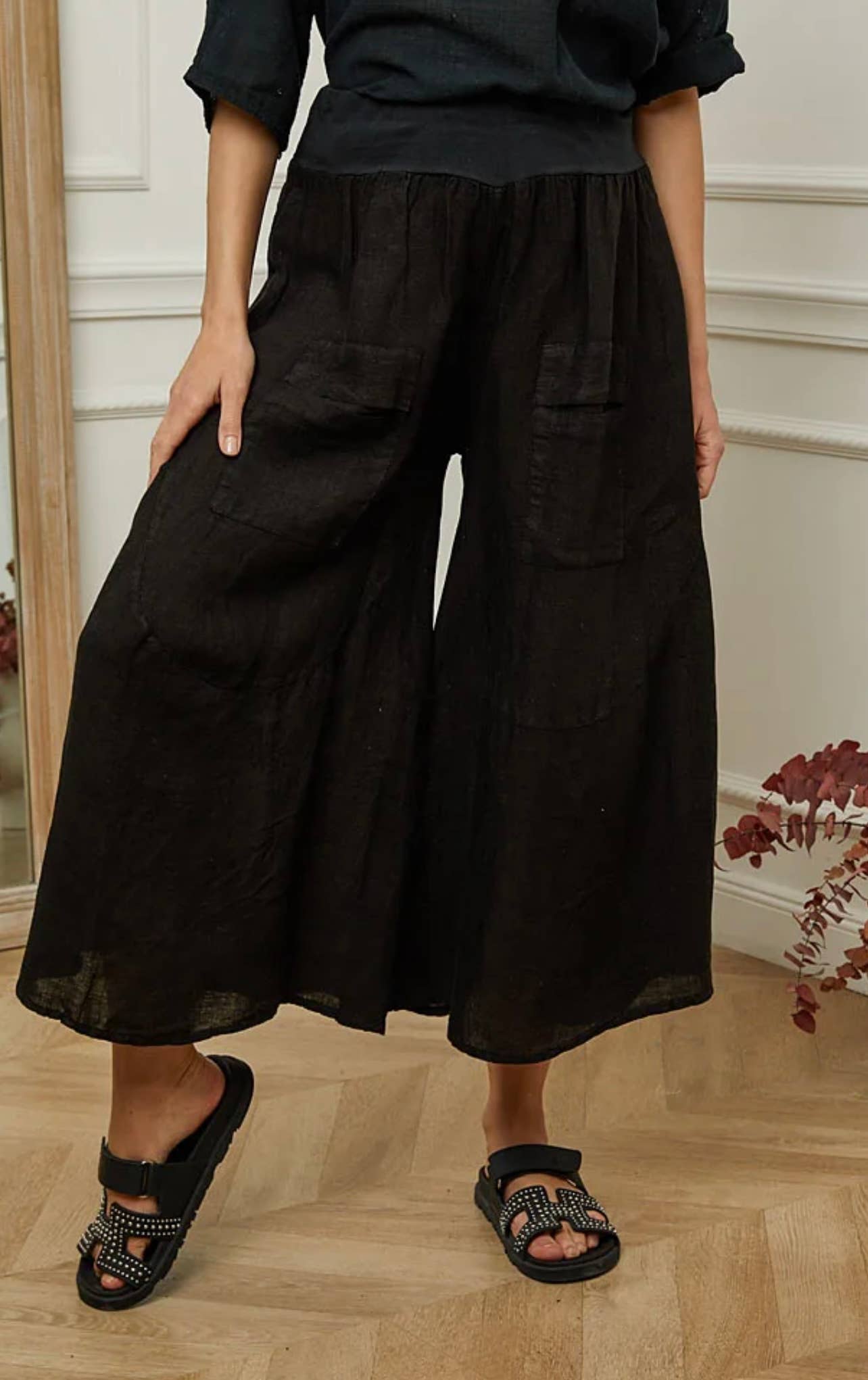 LÉA & LUC - Wholesale Pants - Women's - 100% linen trousers REF.3023537