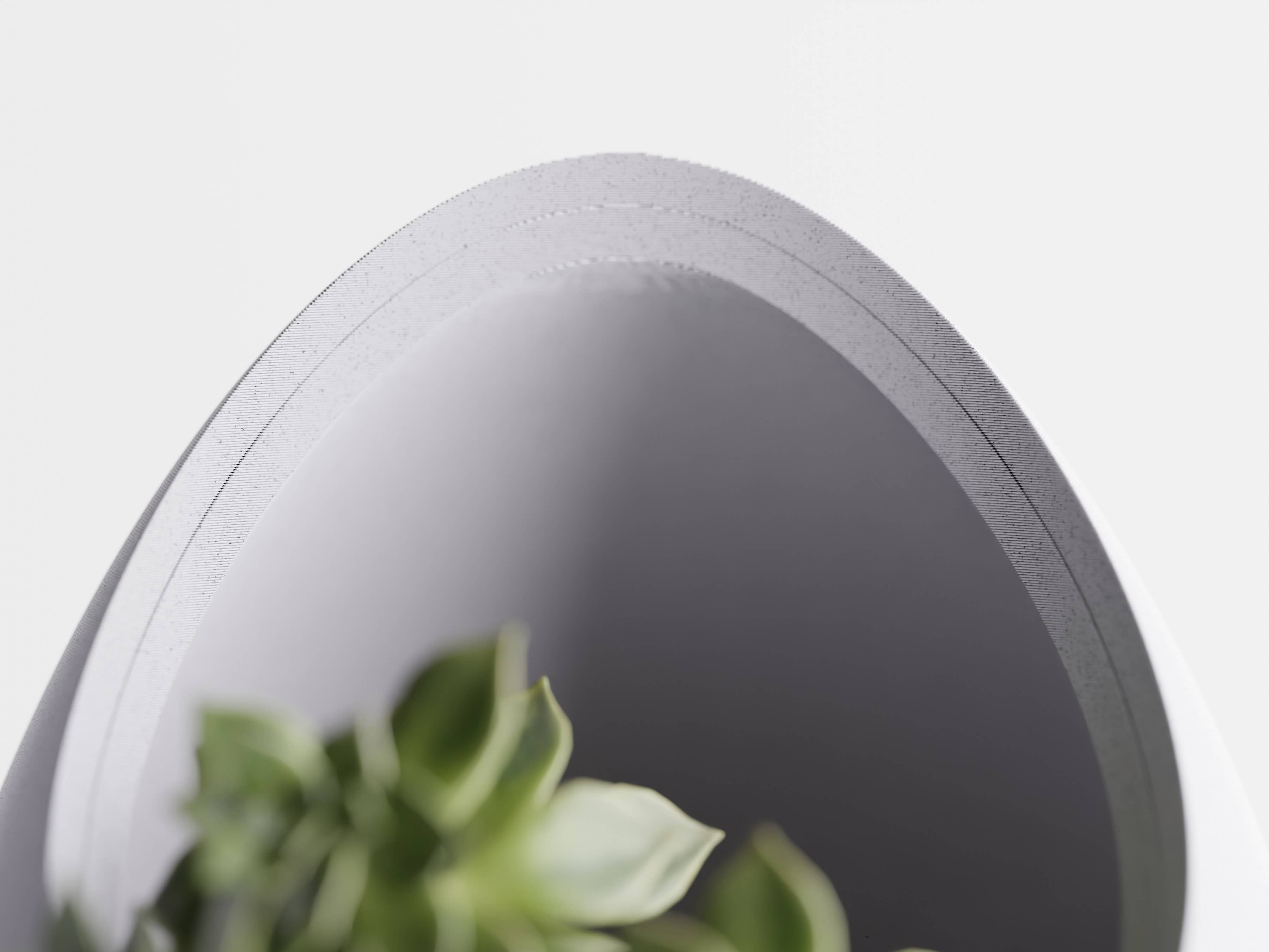 The Butler's Company - Wholesale Plant Pot - Succulent Plant Pot Egg Shape | Elegant Evergreen Container 2