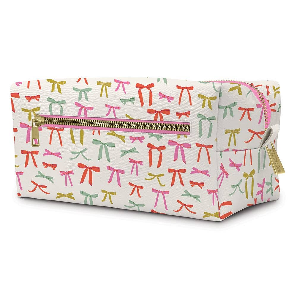 Studio Oh! - Wholesale Makeup/Cosmetic Bag - Put a Bow on It Loaf Cosmetic Pouch1