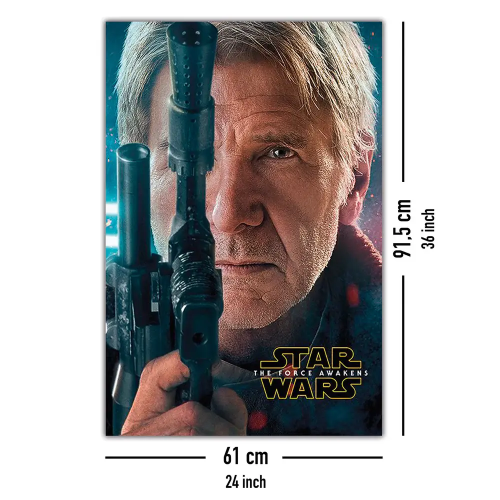 Close Up GmbH - Wholesale Poster - Star Wars Episode 7 Poster Han Solo 91.5 x 61 cm4