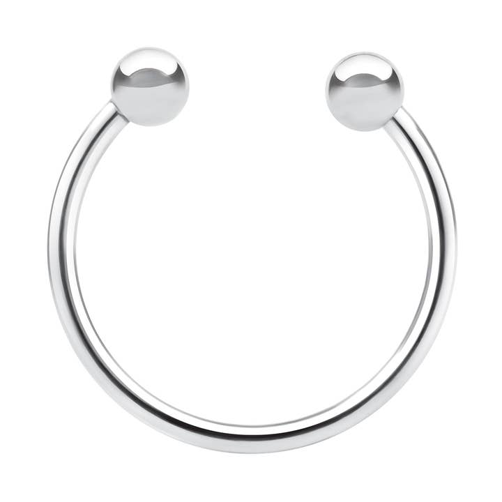 Anello per glande da naso di toro in acciaio inossidabile (32 mm) per la vendita all'ingrosso da parte di Lux Fetish Store