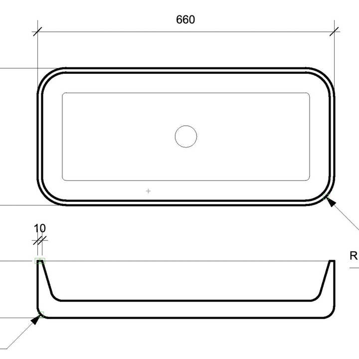 Lavatório em mármore Calacatta Viola 26 x 12 x 5 polegadas por atacado de Arbon Marble
