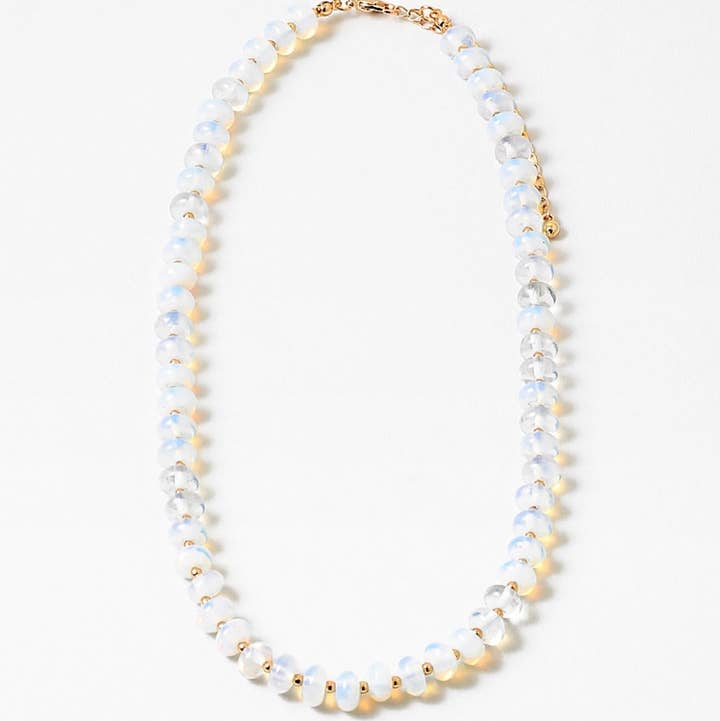 Erin McDermott Jewelry - Wholesale Beaded/Pearl Necklace - Moonstone Necklace0