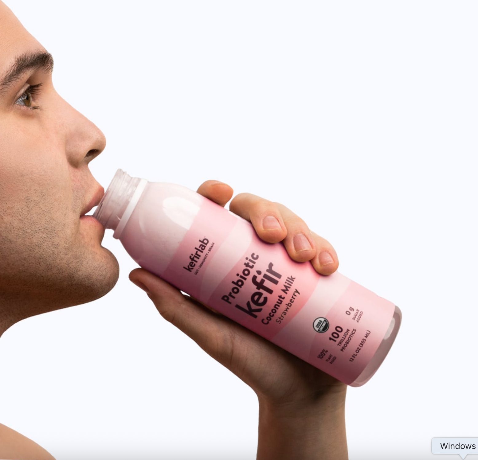 Kefir Lab - Wholesale Non-Dairy Milk - Strawberry Coconut Milk Kefir (9pk)3