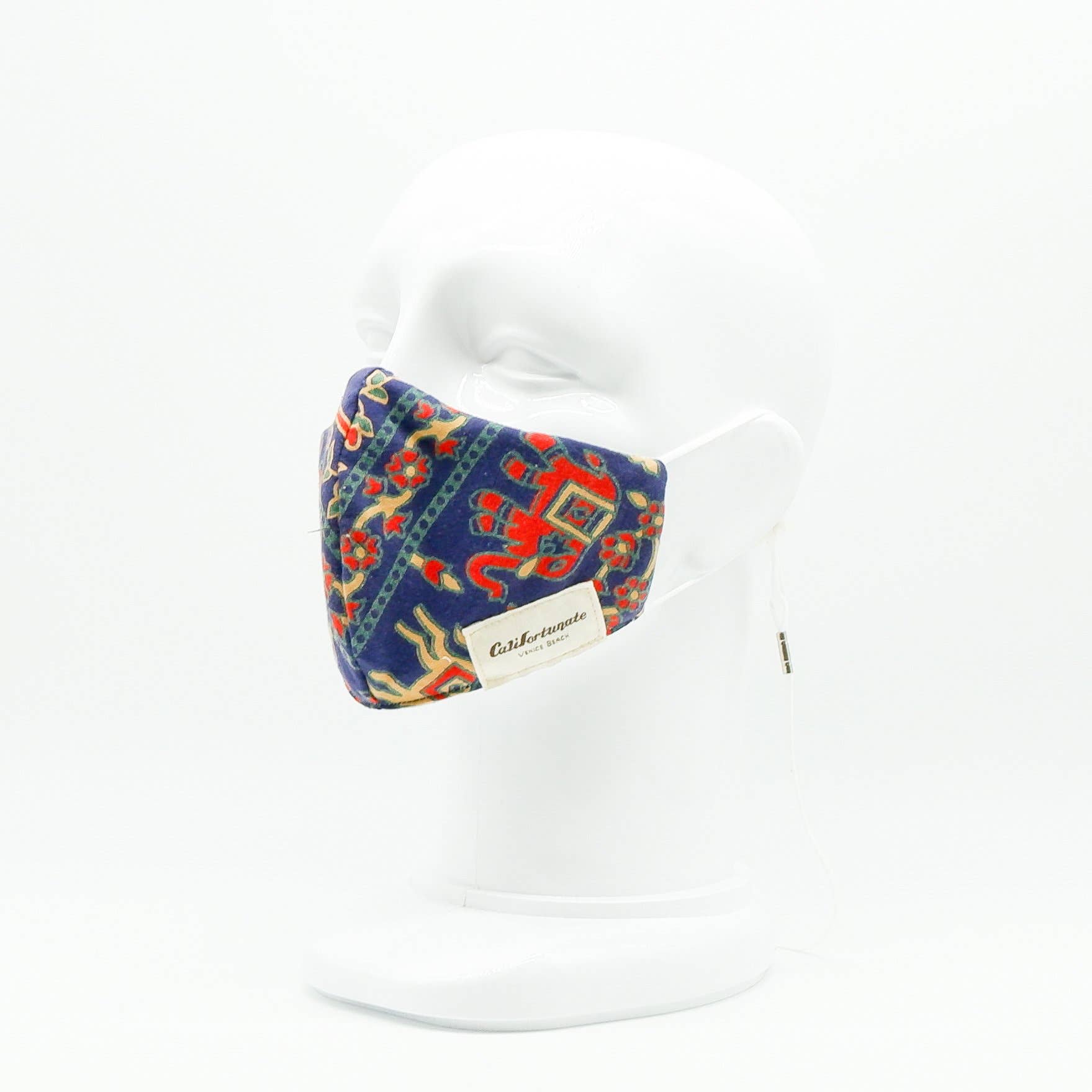 Maskdanna by Califortunate - Wholesale Non-Medical Disposable Mask - MVSK MANDALA PURPLE / RED1